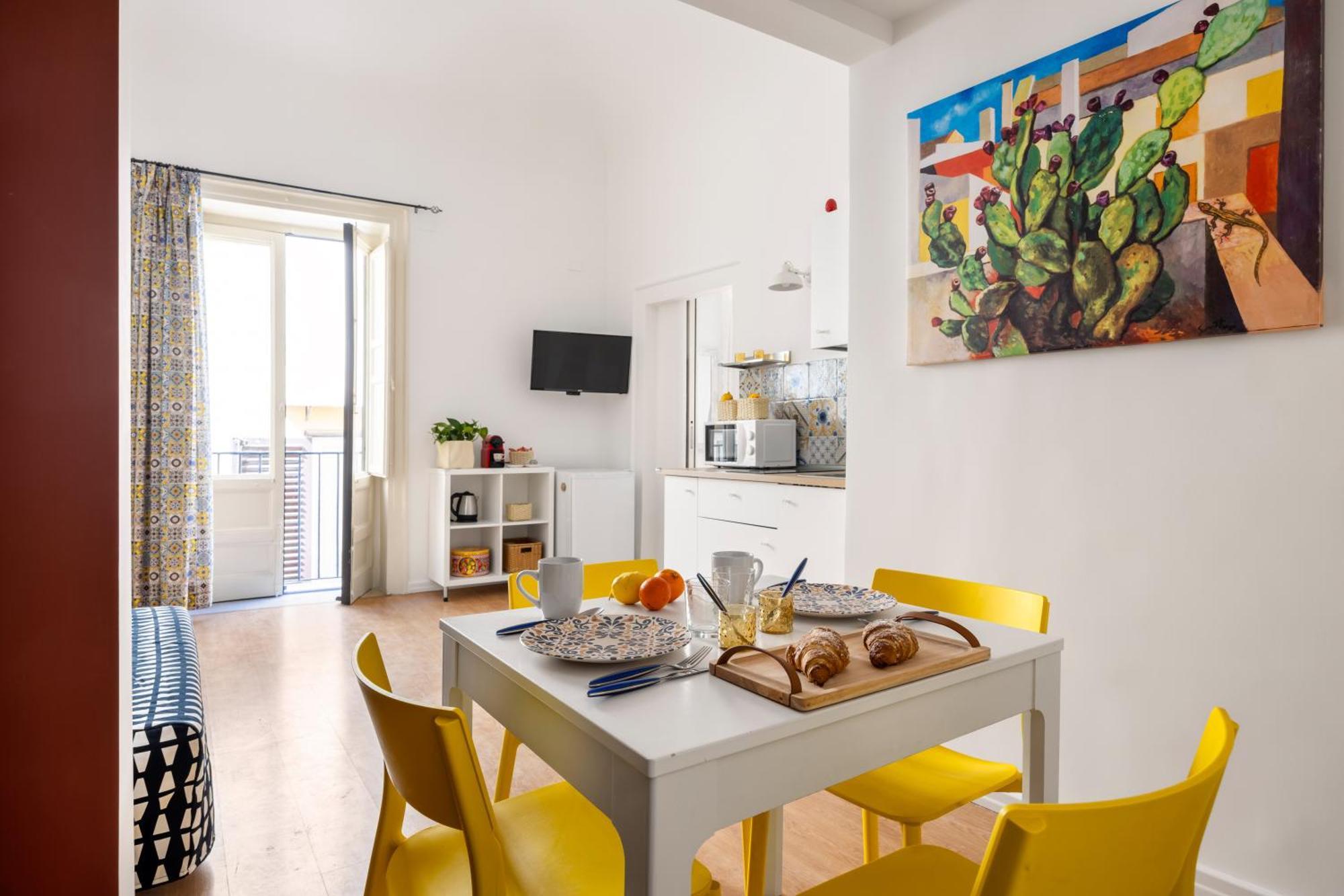 Agata E Rosalia 2 Bedroom Flat At The Quattro Canti Palermo Exteriör bild
