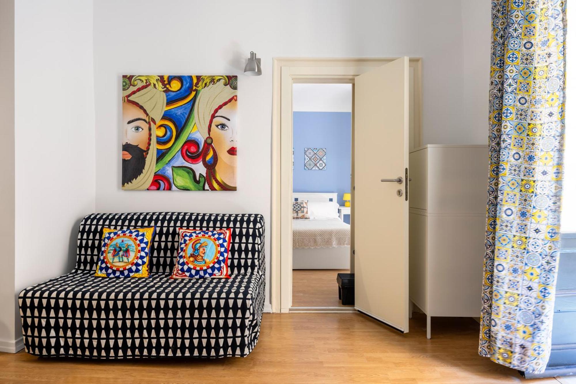 Agata E Rosalia 2 Bedroom Flat At The Quattro Canti Palermo Exteriör bild